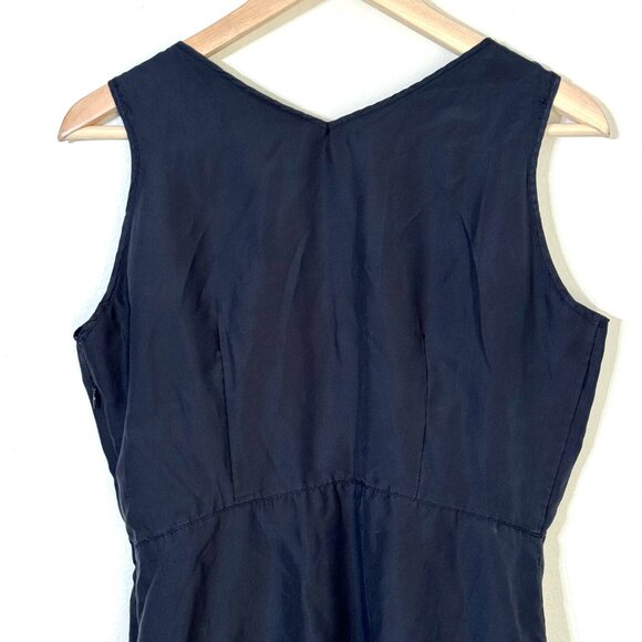 Wet Seal Silk Lace Slip Dress Black Sleeveless Whimsigoth Grunge Witchy Goth - Picture 5 of 13